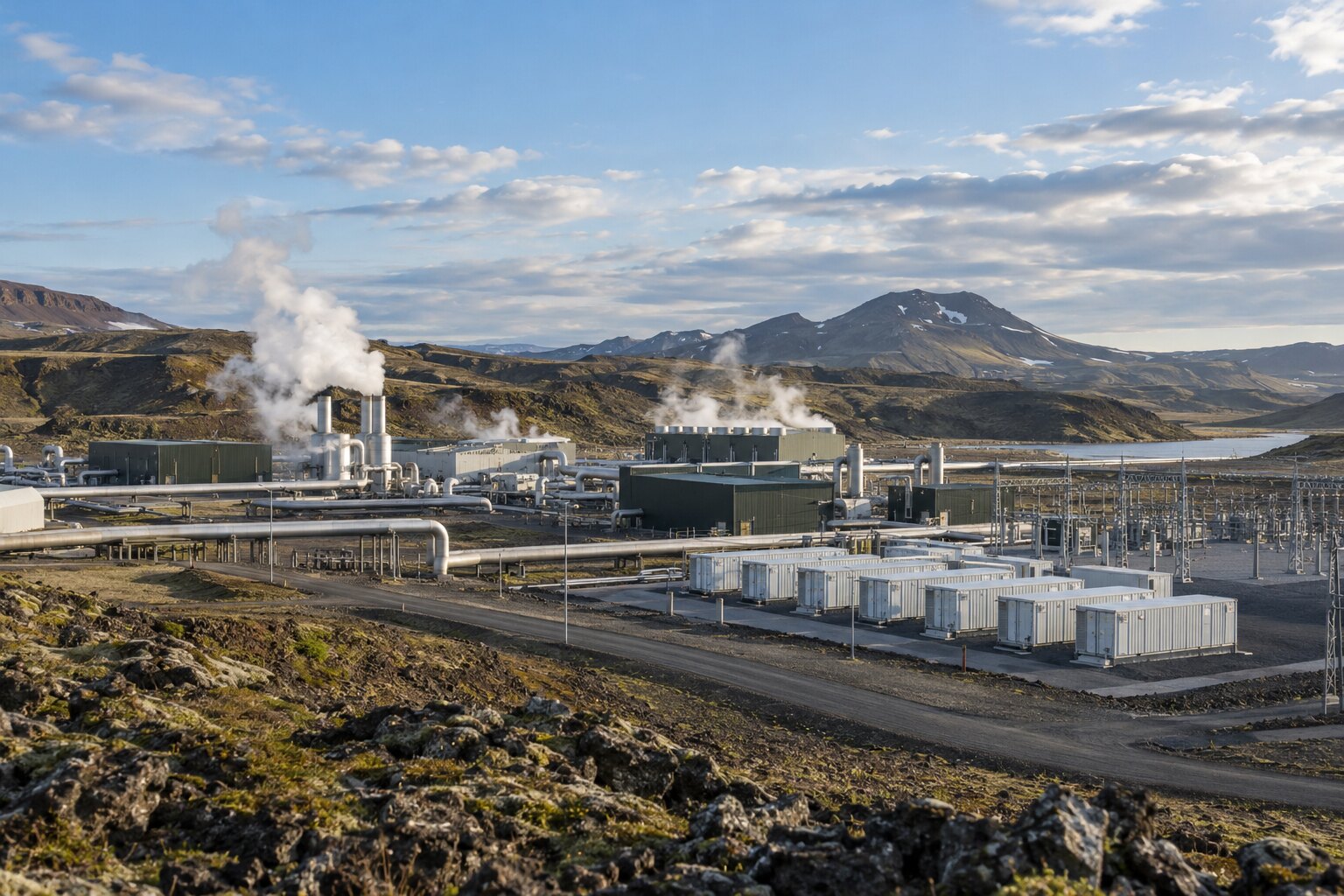 Geothermal energy infrastructure